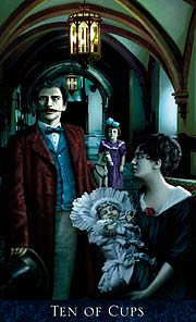 Bohemian Gothic Tarot Ten of Cups