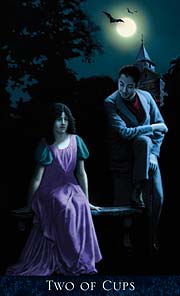 Bohemian Gothic Tarot Two of Cups