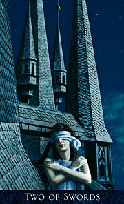 Bohemian Gothic Tarot Two of Swords