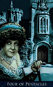 Bohemian Gothic arot Four of Pentacles