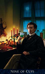 Bohemian Gothic Tarot Nine of Cups