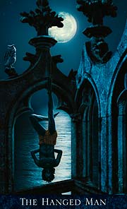 The Bohemian Gothic Tarot The Hanged Man