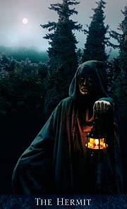 The Bohemian Gothic Tarot Hermit