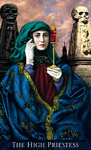 The Bohemian Gothic Tarot High Priestess