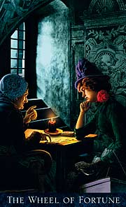 The Bohemian Gothic Tarot. The Wheel of Fortune